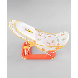 Babyhug Anti Slip Baby Bather Small with Animal Print- Orange