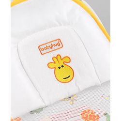 Babyhug Anti Slip Baby Bather Small with Animal Print- Orange