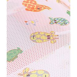 Babyhug Anti Slip Baby Bather Small with Animal Print- Orange
