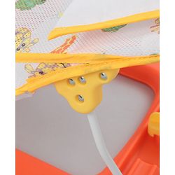 Babyhug Anti Slip Baby Bather Small with Animal Print- Orange