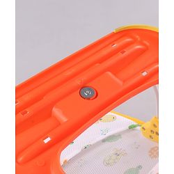 Babyhug Anti Slip Baby Bather Small with Animal Print- Orange