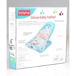 Babyhug Anti Slip Baby Bather Small with Animal Print- Orange