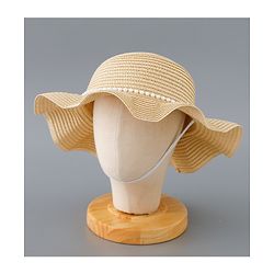 Babyhug Straw Hat with Bow Applique - Pink