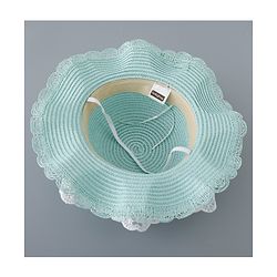 Babyhug Straw Hat Floral Design - Green