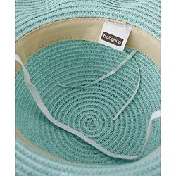 Babyhug Straw Hat Floral Design - Green