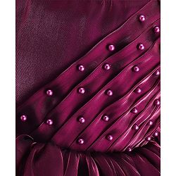 Babyhug Sleeveless Balloon Party Frock - Aubergine