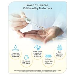 Babyhug Mineral Oil Free Daily Massage Oil with Goodness of 7 Oils (Olive, Coconut, Sesame, Almond, Wheat Germ, Jojoba & Aloe Vera) - 100 ml