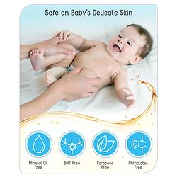 Babyhug Mineral Oil Free Daily Massage Oil with Goodness of 7 Oils (Olive, Coconut, Sesame, Almond, Wheat Germ, Jojoba & Aloe Vera) - 100 ml