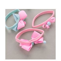 Babyhug Free Size Headbands  Bow Applique Pack of 4 - Multicolor