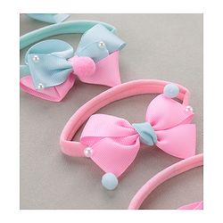 Babyhug Free Size Headbands  Bow Applique Pack of 4 - Multicolor