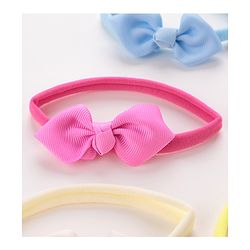 Babyhug Headbands with Bow Free Size Pack of 5 - Multicolour