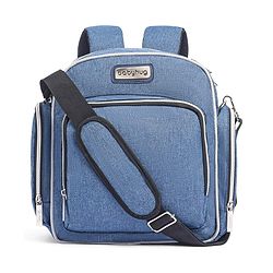 Babyhug Multipurpose Backpack Style Diaper Bag - Blue