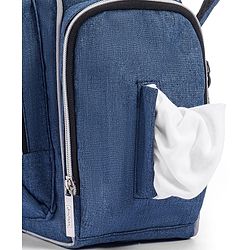 Babyhug Multipurpose Backpack Style Diaper Bag - Blue