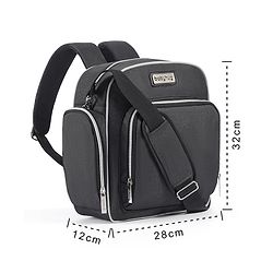 Babyhug Multipurpose Backpack Style Diaper Bag - Blue
