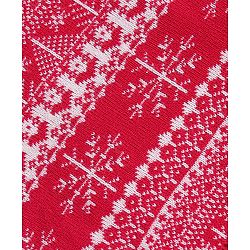 Babyhug Knitted Full Sleeves Snow Design Sweater Set - Red