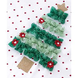 Babyhug Cotton Knit Half Sleeves Top & Skirt Set with Tree Applique & Polka Dots Print - White & Red