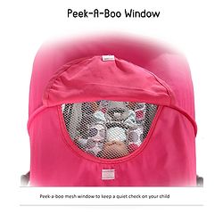 Babyhug 2 in 1 Rock and Roll Stroller Cum Rocker - Grey Pink