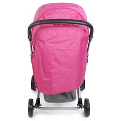 Babyhug 2 in 1 Rock and Roll Stroller Cum Rocker - Grey Pink