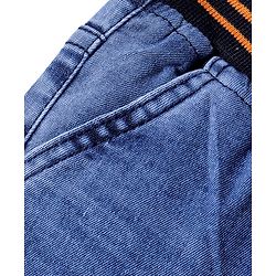 Babyhug Denim Knee Length Washed Jamaican - Blue