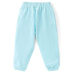 Babyhug Cotton Knit Full Sleeves T-Shirt & Lounge Pant Set The Avengers Print - Blue