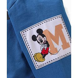 Babyhug Cotton Knit Full Sleeves  T-Shirt & Lounge Pant Set Mickey Print - Blue