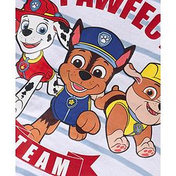 Babyhug Cotton Knit  Full Sleeves Paw Patrol Printed T-Shirt & Lounge Pant Set - Blue & White