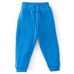 Babyhug 100% Cotton Raglan Sleeves T-Shirt & Lounge Pants With Paw Patrol Print - Yellow & Navy Blue