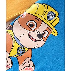 Babyhug 100% Cotton Raglan Sleeves T-Shirt & Lounge Pants With Paw Patrol Print - Yellow & Navy Blue