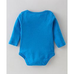 Babyhug 100% Cotton Knit Full Sleeves Striped & Fox Printed Onesies Pack of 3 - Yellow & Blue