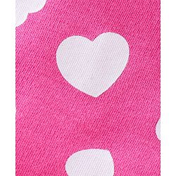 Babyhug 100% Cotton Knit Full Sleeves Text & Heart Printed Rompers Pack of 2 - Pink & Navy