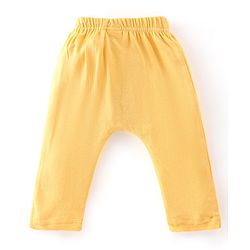 Babyhug Cotton Knit Full Length Striped & Bear Printed Diaper Pants Pack of 3 - Multicolour