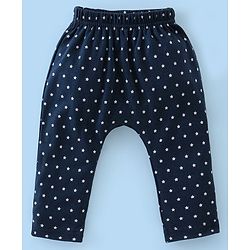 Babyhug Cotton Knit Full Length Robo & Stars Printed Diaper Pants Pack of 3 - Multicolour