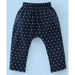 Babyhug Cotton Knit Full Length Robo & Stars Printed Diaper Pants Pack of 3 - Multicolour