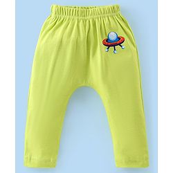 Babyhug Cotton Knit Full Length Robo & Stars Printed Diaper Pants Pack of 3 - Multicolour