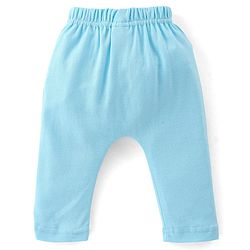 Babyhug Cotton Knit Diaper Pant Stripes & Soccer Ball Print Pack of 3 - Orange & Blue