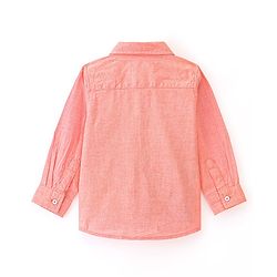 Babyhug Cotton Woven Full Sleeves Shirt Cut & Sew -Pink Blue & Grey