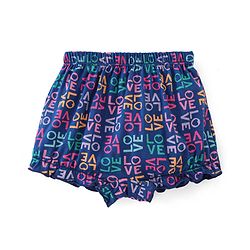 Babyhug 100% Cotton Knit Bloomer Pack of 3 Text Print - Multicolour