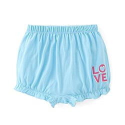 Babyhug 100% Cotton Knit Bloomer Pack of 3 Text Print - Multicolour
