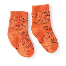 Cute Walk by Babyhug Anti Bacterial Ankle Length Dino Designs Socks Pack of 3 - Multicolour