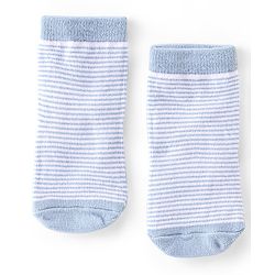Cute Walk By Babyhug Cotton Knit Anti Bacterial Ankle Length Socks Dino Design Pack Of 3 - Multicolour