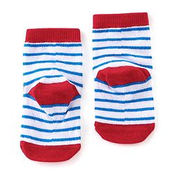 Cute Walk By Babyhug Cotton Knit Anti Bacterial Ankle Length Socks Car Design Pack Of 3 - Multicolour