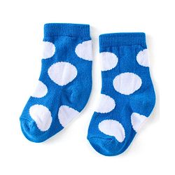 Cute Walk By Babyhug Cotton Knit Anti Bacterial Ankle Length Socks Circle Design Pack Of 3 - Multicolour