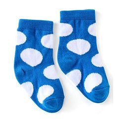 Cute Walk By Babyhug Cotton Knit Anti Bacterial Ankle Length Socks Circle Design Pack Of 3 - Multicolour