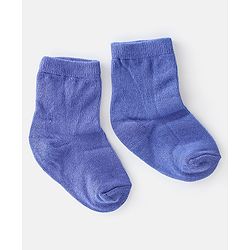 Cute Walk By Babyhug Cotton Knit Anti Bacterial Ankle Length Socks Car Design Pack Of 3 - Multicolour