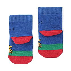 Cute Walk By Babyhug Paw Patrol Anti Bacterial Ankle Length Terry Socks- Blue