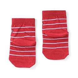 Cute Walk by Babyhug Terry Knit Ankle Length Anti Bacterial Socks Minnie Mouse Design - Multicolour