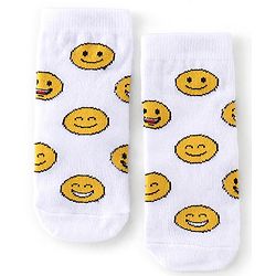 Cute Walk by Babyhug Anti-Bacterial Ankle Length Socks Pack of 3 with Striped Design - Blue & White