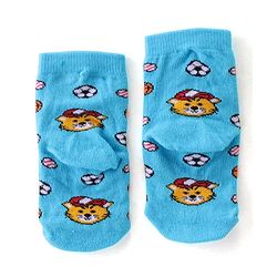 Cute Walk By Babyhug Anti Bacterial Ankle Length Socks Stripes & Tiger Design Pack Of 3 - Green Yellow & Blue