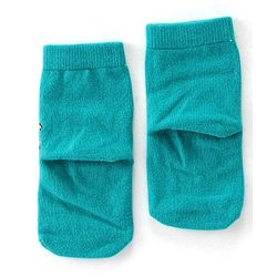Cute Walk By Babyhug Anti Bacterial Ankle Length Socks Stripes & Tiger Design Pack Of 3 - Green Yellow & Blue