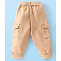 Babyhug 100% Cotton Knit Raglan Sleeves With T-Shirt & Lounge Pants Text Print - Green & Blue